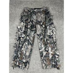 Scent Blocker Pants Mens XL Mossy Oak Treestand Camo S3 Scent Control 3D Leafy